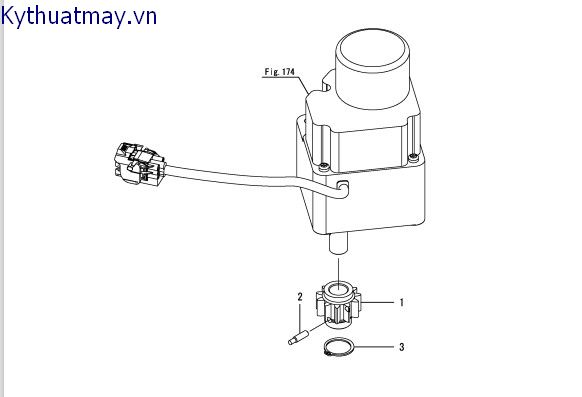 Điều khiển trống cuốn lúa - di chuyển - vòng tròn